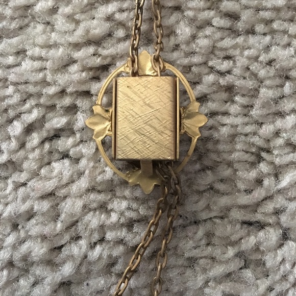 Vintage necklace with brown stone - Picture 6 of 9